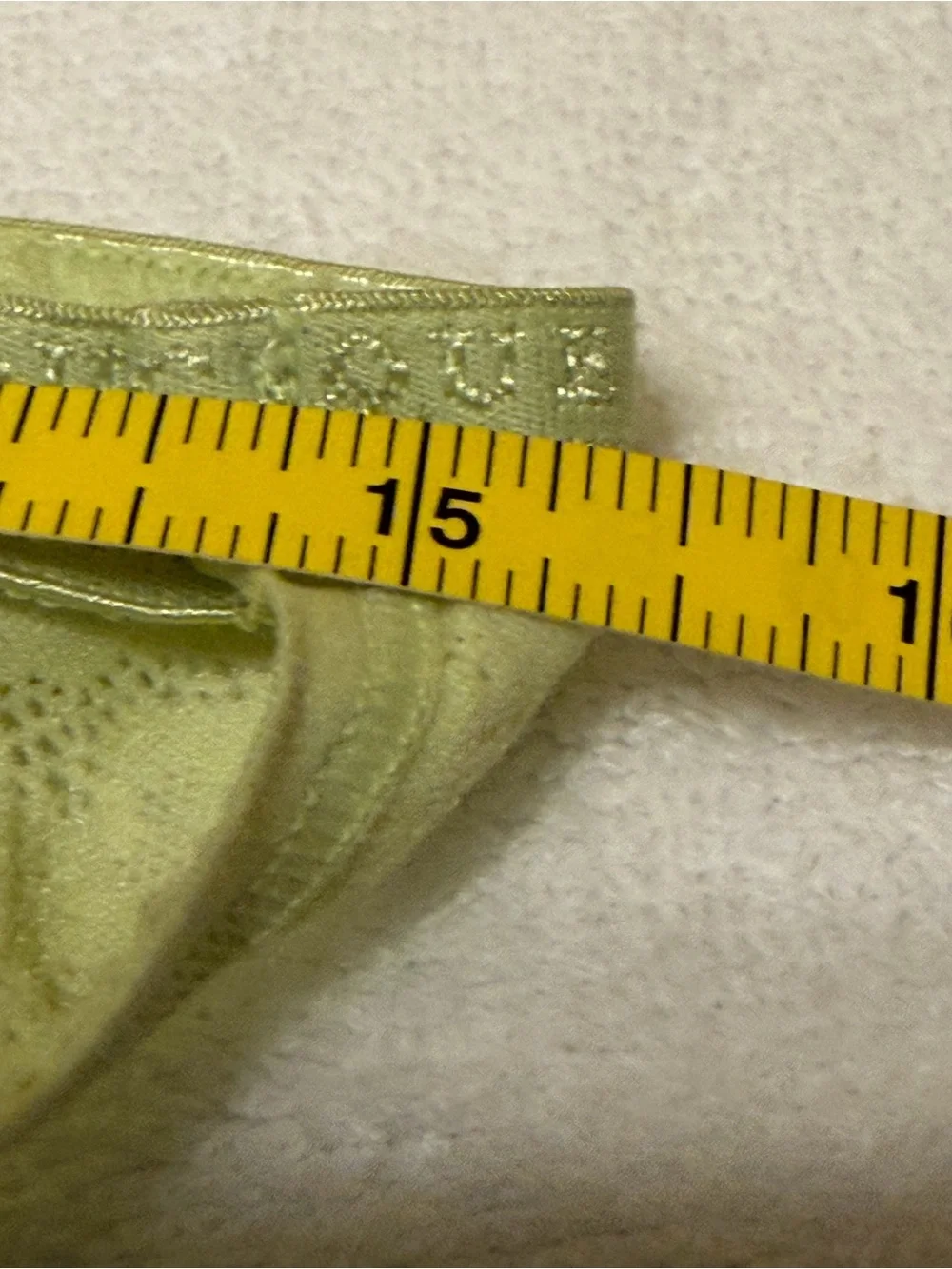 Cacique Lace Back Bikini Panties in Lime Green